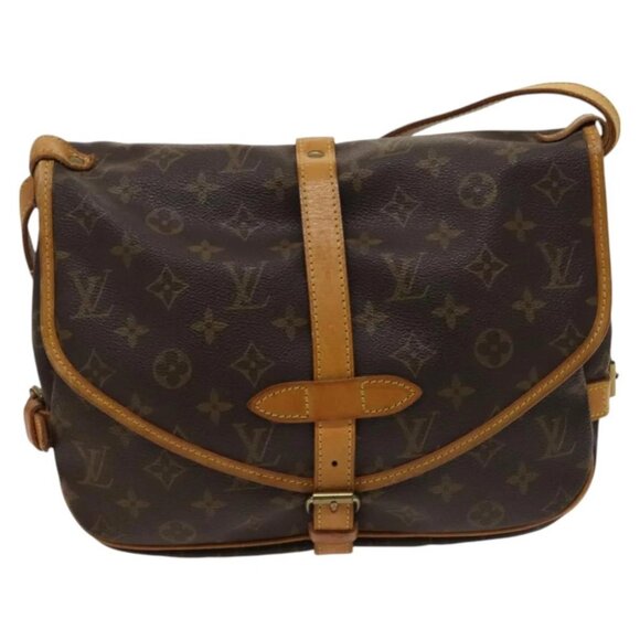 LOUIS VUITTON Monogram Saumur 30 Shoulder Bag M42256 LV Auth am8612 - Picture 5 of 15